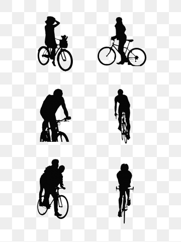 360x481 Bicycle Silhouette Png Images Vector And Free