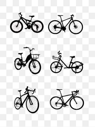 360x481 Bicycle Silhouette Png, Vector, And Clipart With Transparent