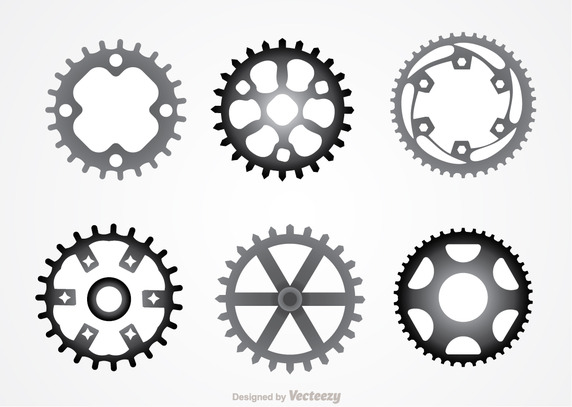 572x407 Metal Bike Sprockets Vector Free Vector Download