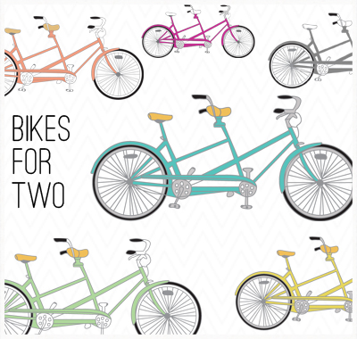 400x380 Cute Bike Vector