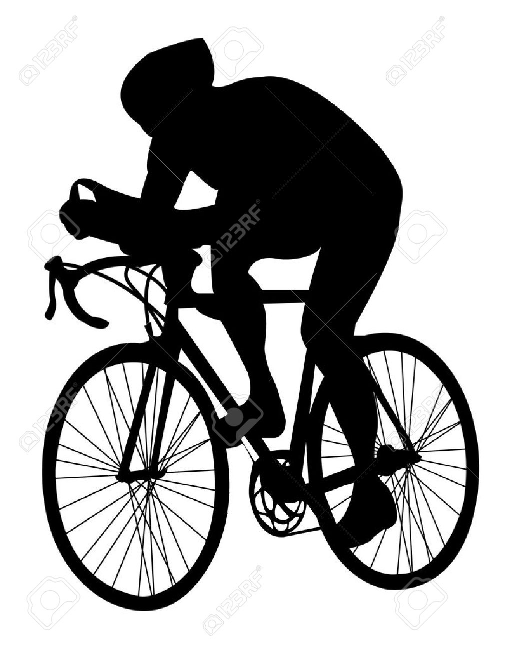 1039x1300 Collection Of 'bike Silhouette Clip Art' Download More Than