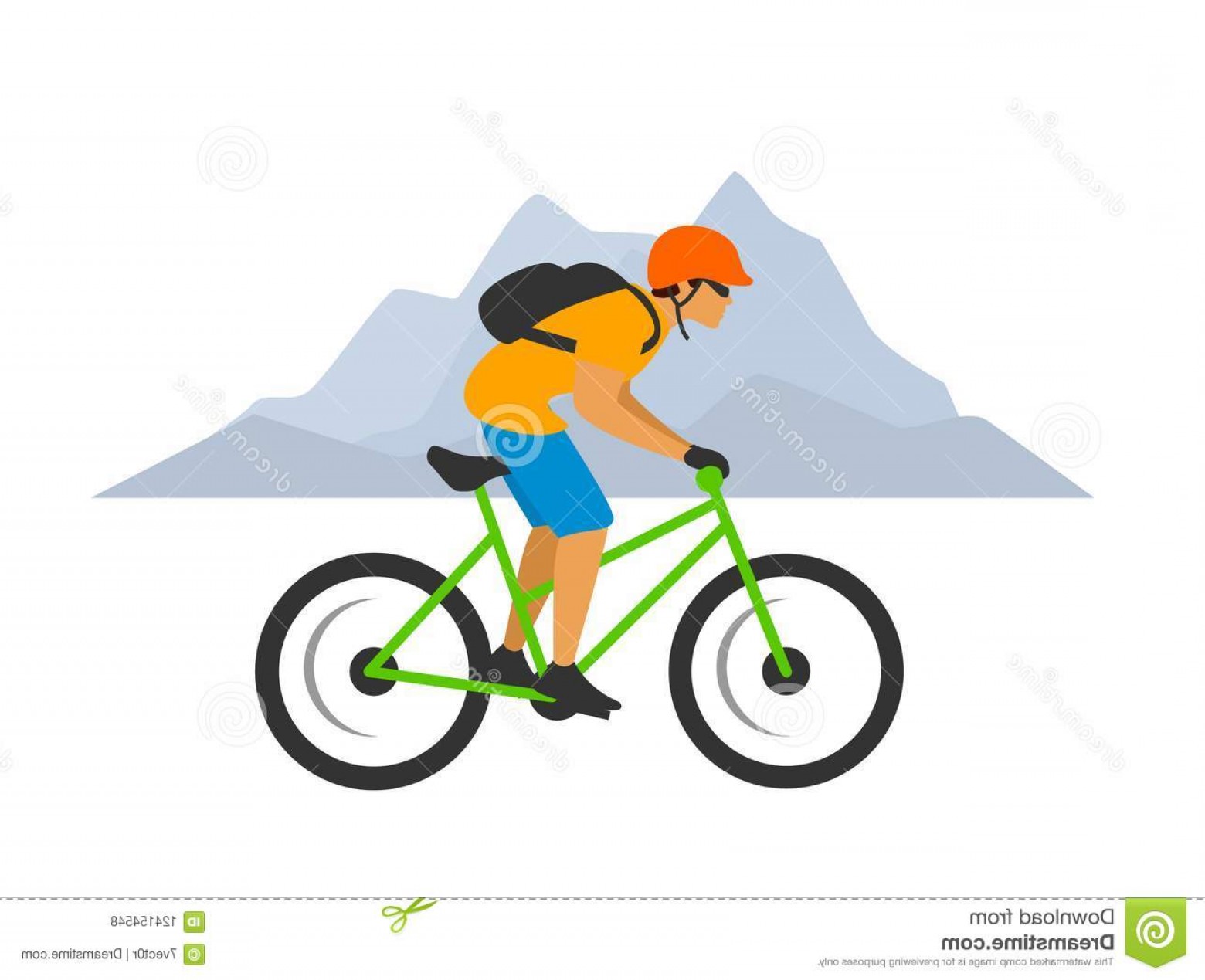 1560x1269 Man Cross Country Mountain Biking Cycling Isolated Vector Graphic