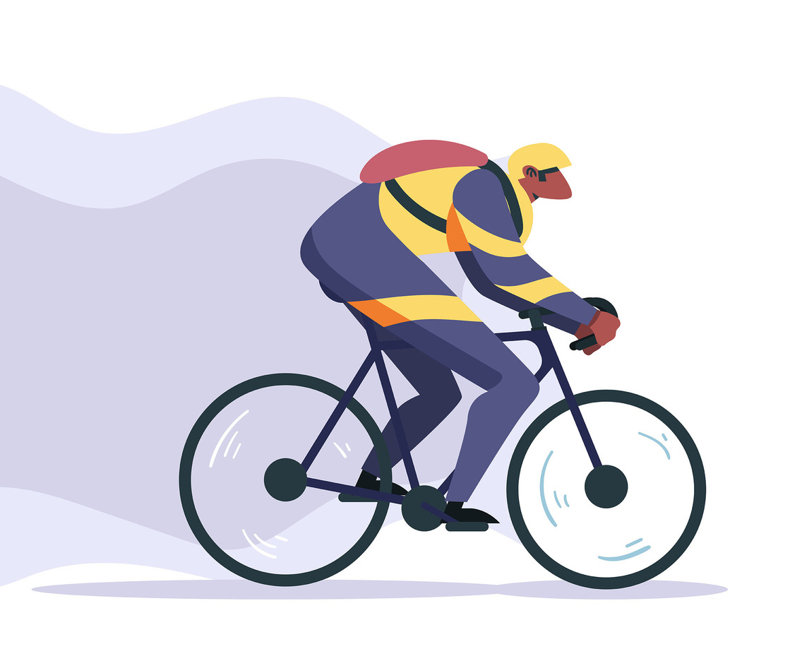 1136x936 Man Riding Bicycle Vector Art Graphics