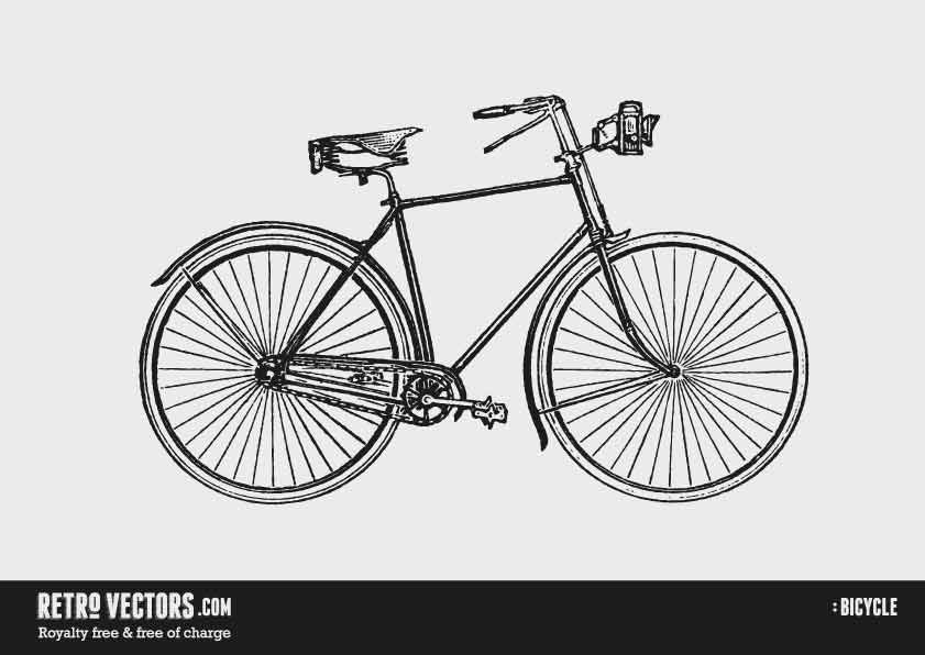 Free Bicycle Vector 841x596 Free Bicycle Vector