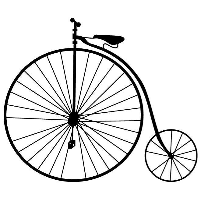 High Wheel Bicycle Vector 660x660 High Wheel Bicycle Vector