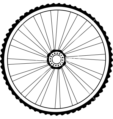 Bike Wheel Vector