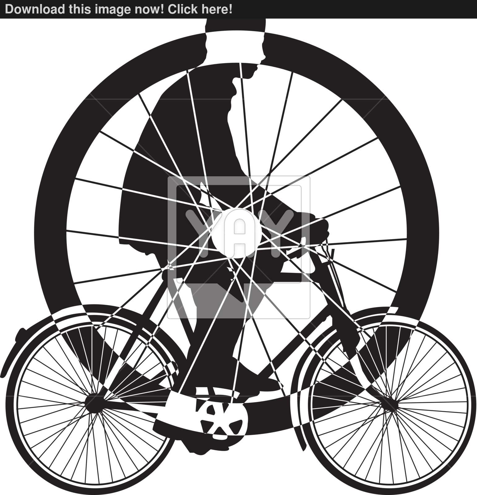 1542x1600 Bicycle Wheel Art Vector Illustration Vector