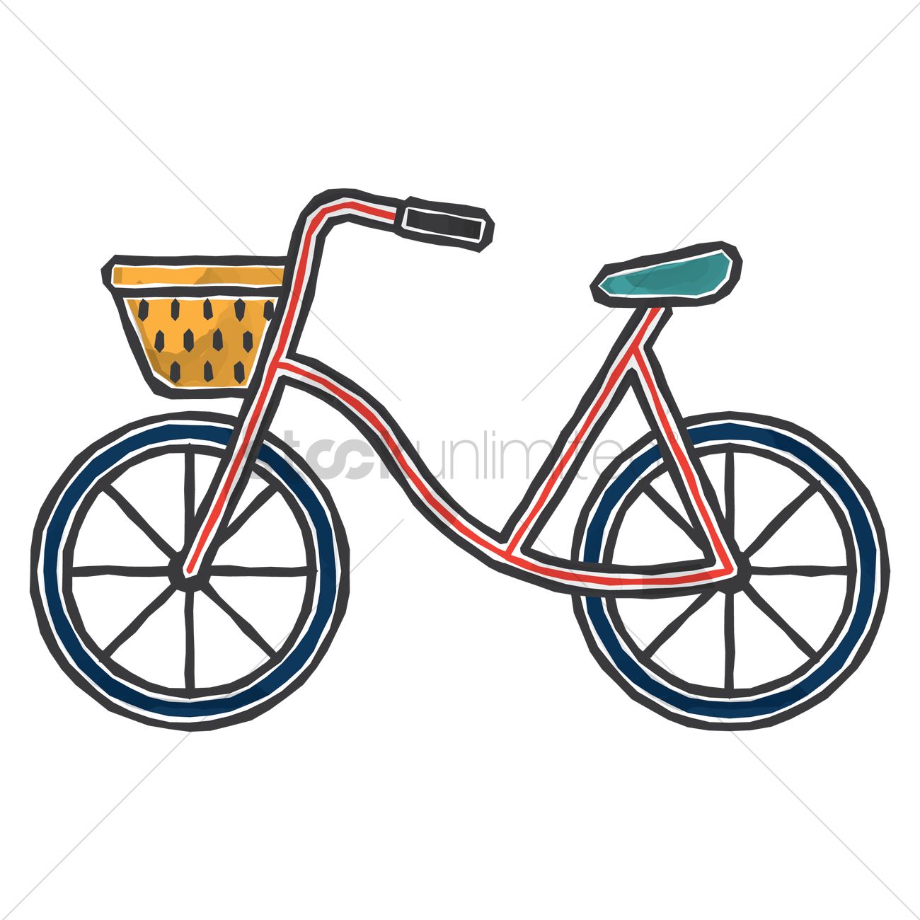 1300x1300 Biking Vector Image