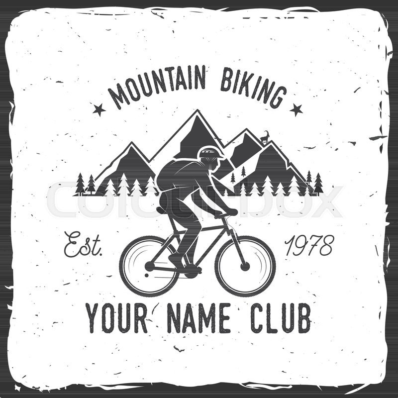 800x800 Mountain Biking Vector Illustration Stock Vector Colourbox