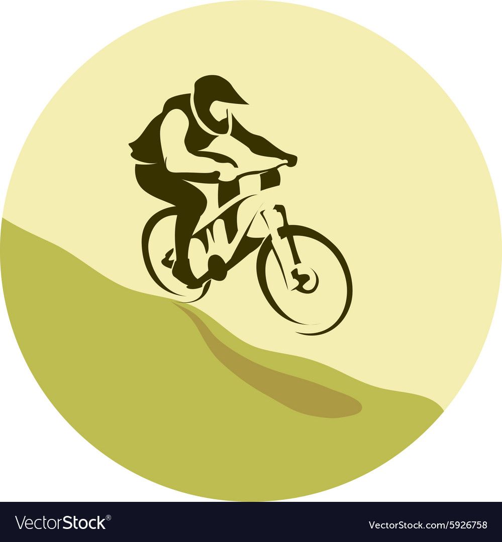 999x1080 Clip Art Bike Rider, Vector Free, Mountains