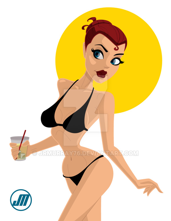 600x776 Bikini Girl Vector