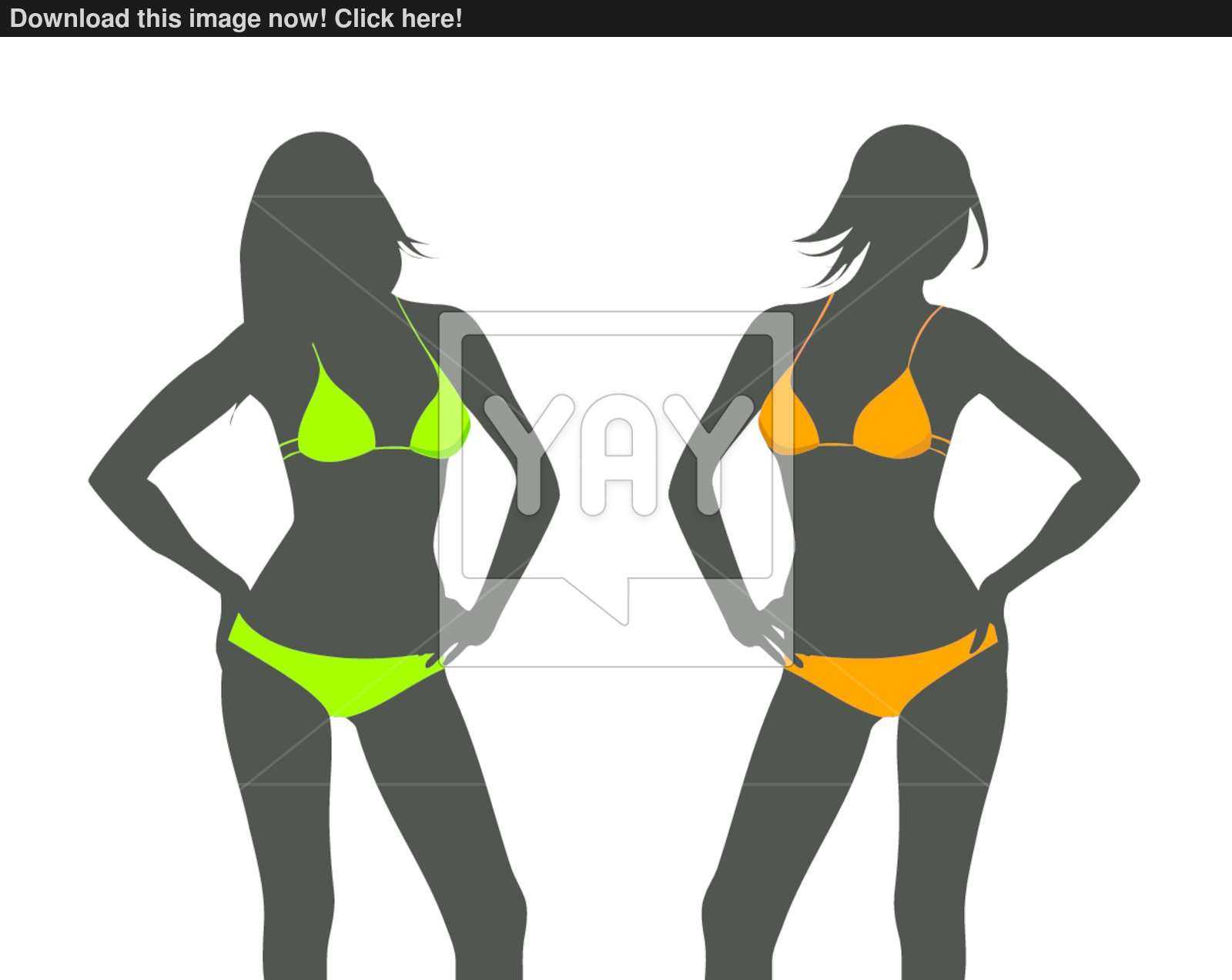 Bikini Woman Silhouette Vector 1600x1273 Bikini Woman Silhouette Vector