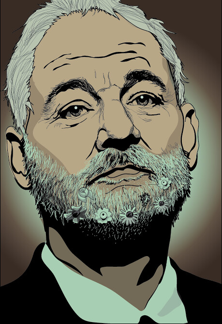 Bill Murray Vector 459x668 Bill Murray Vector