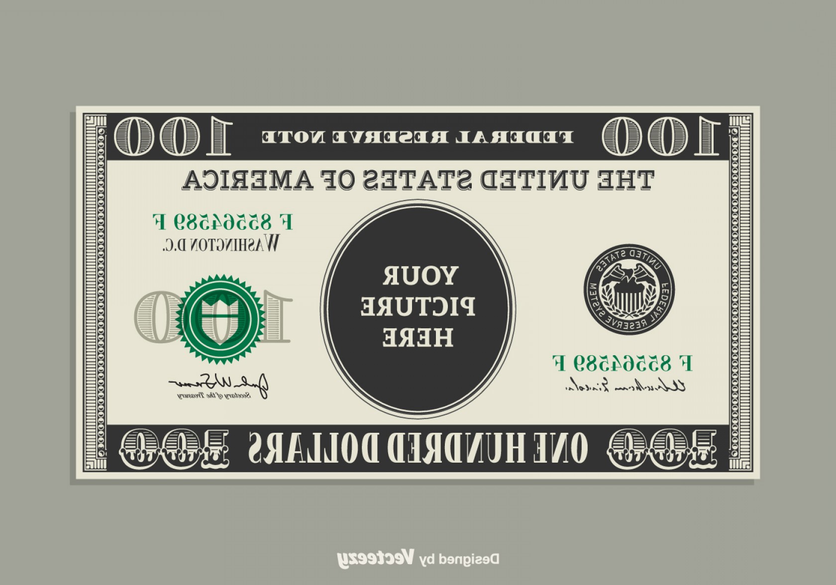 1680x1176 Dollar Bill Vector Template Cqrecords