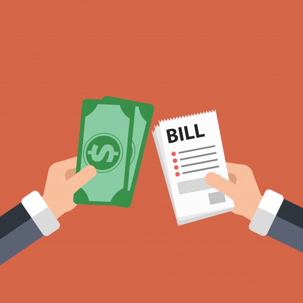 626x626 Paying Bills Concept Vector Premium Download