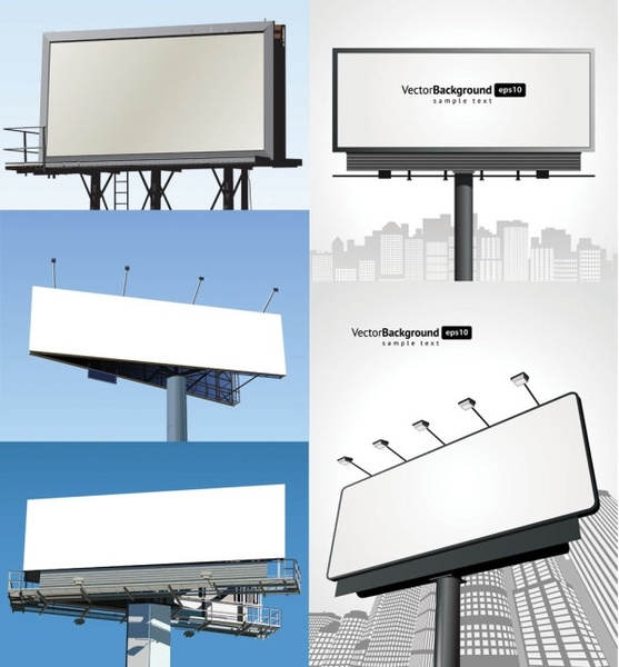 557x600 Blank Billboard Vector Free Vector In Encapsulated Postscript