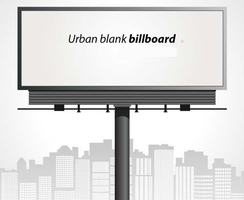 500x410 A Collection Of Free Vector Billboards Designbeep
