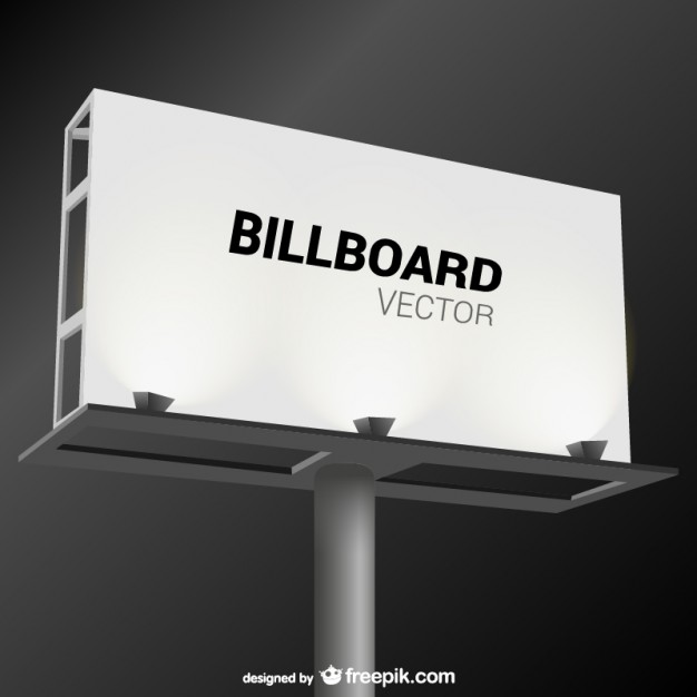 626x626 White Billboard Vector Vector Free Download