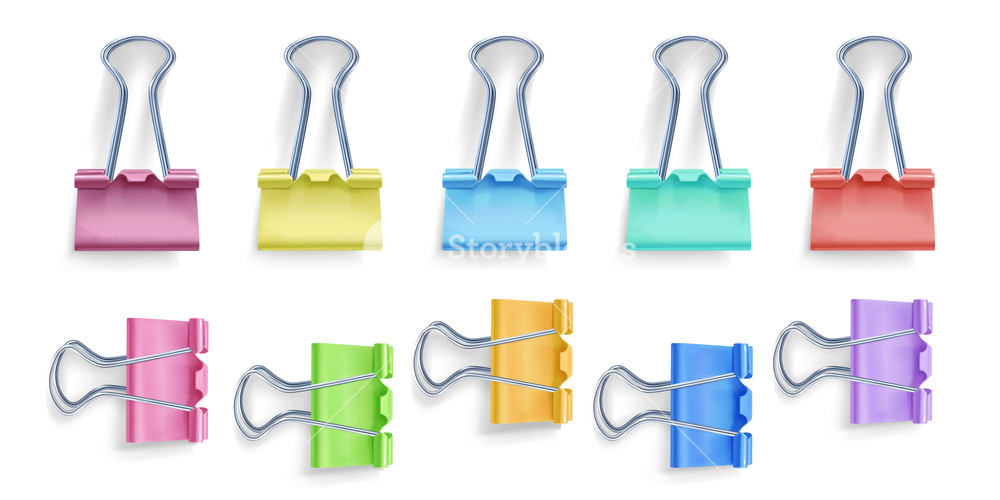 Binder Clip Vector At Vectorified.com 