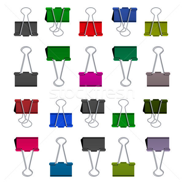 Binder Clip Vector at Collection of Binder Clip Vector free for personal use