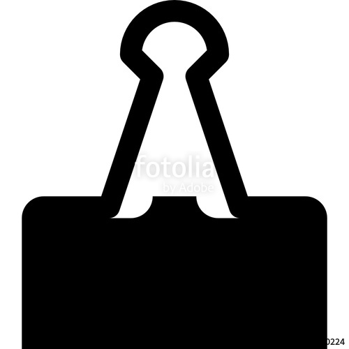 500x500 Paper Binder Clip Stock Image And Royalty Free Vector