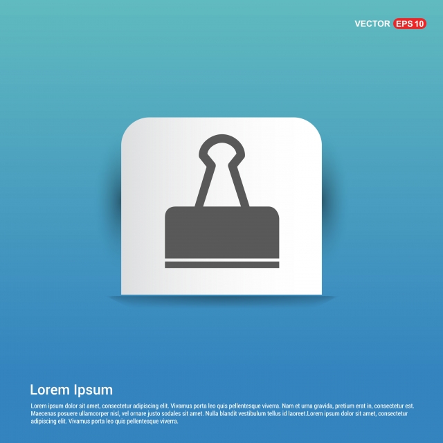 640x640 Binder Clip Icon