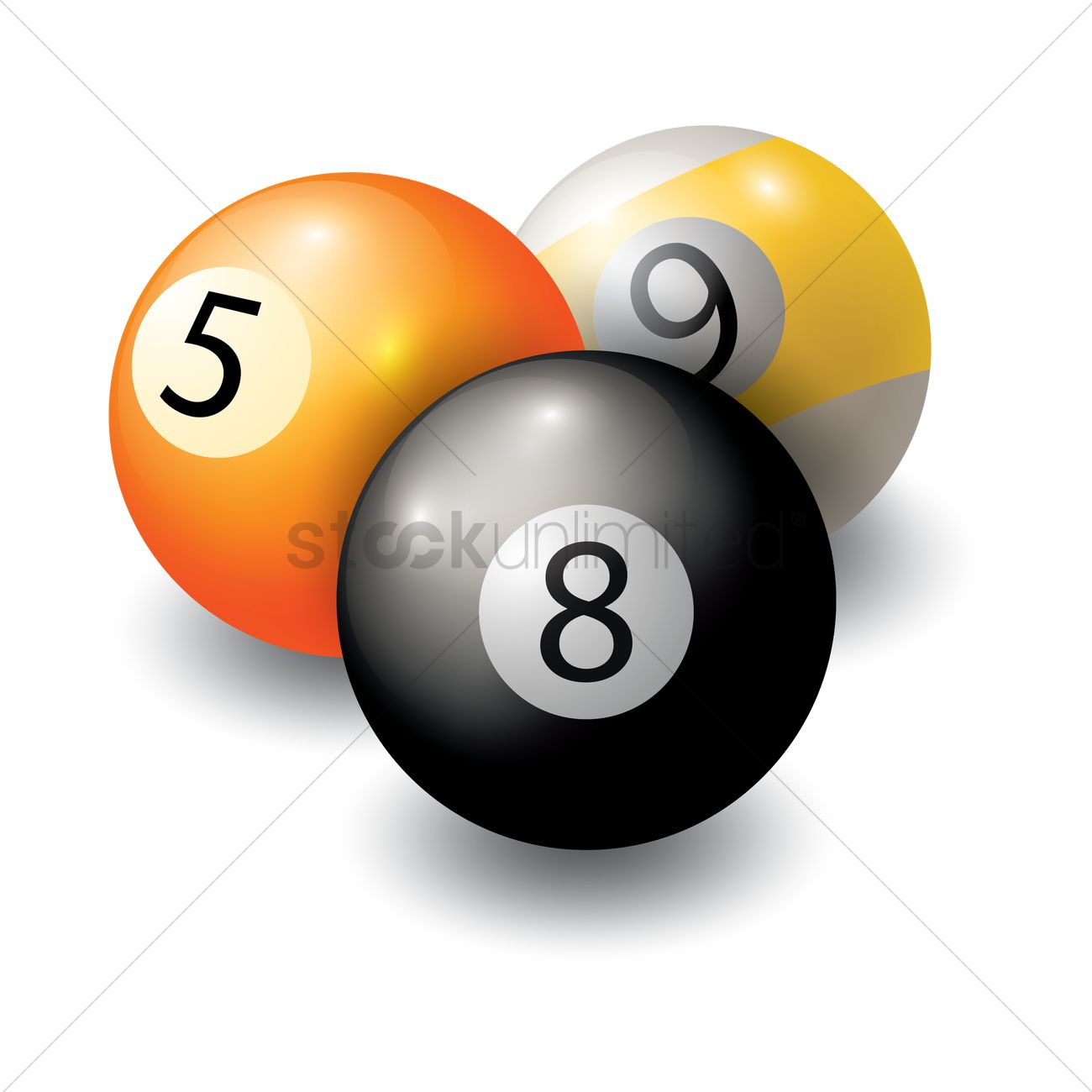 1300x1300 Bingo Balls Vector Image