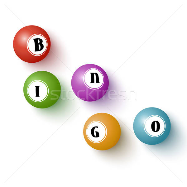600x600 Realistic Colorful Bingo Balls Vector Illustration Viktor Jarema