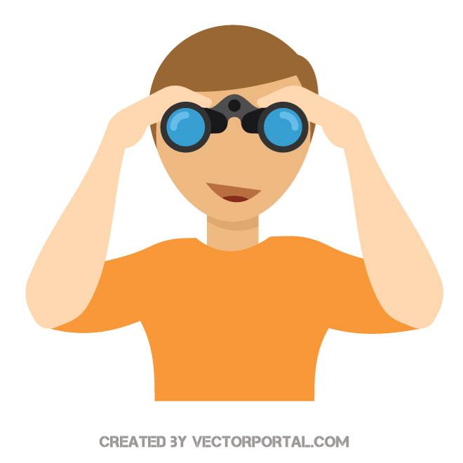 660x660 Boy Looking Through Binoculars