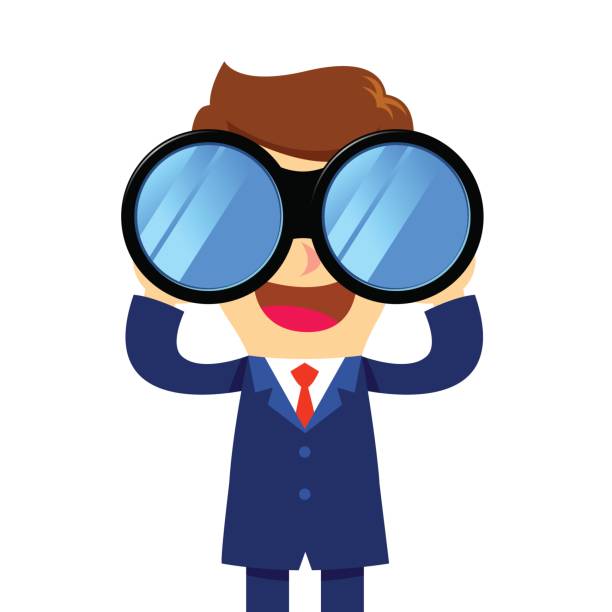 612x612 Person With Binoculars Clipart