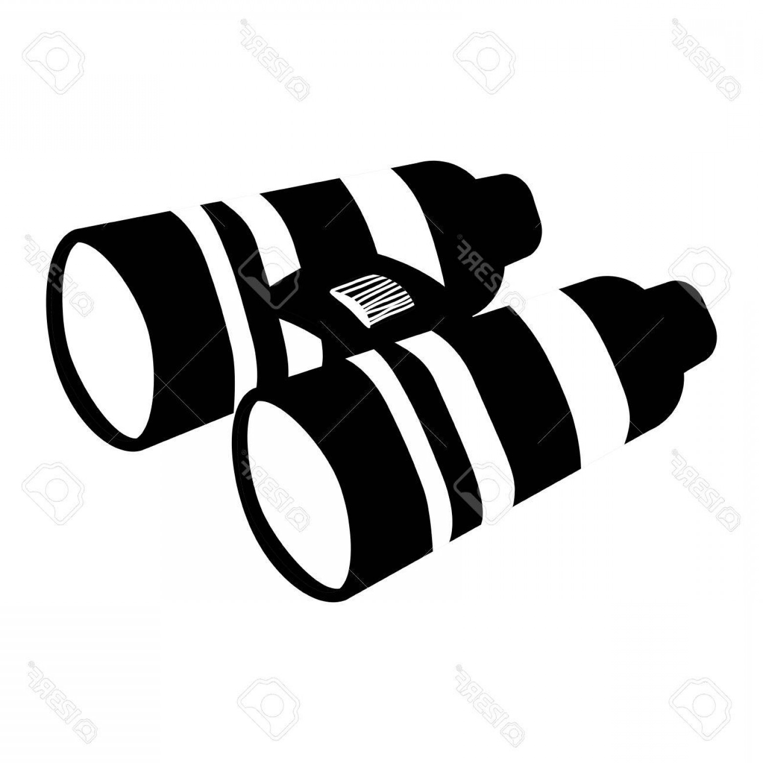 1560x1560 Photostock Vector Binoculars Military Equipment Icon Image Vector
