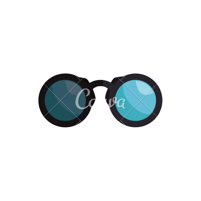 800x800 Binoculars Vector