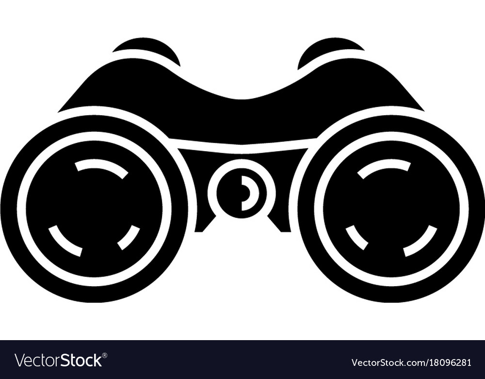 1000x780 Binoculars Vector Icon