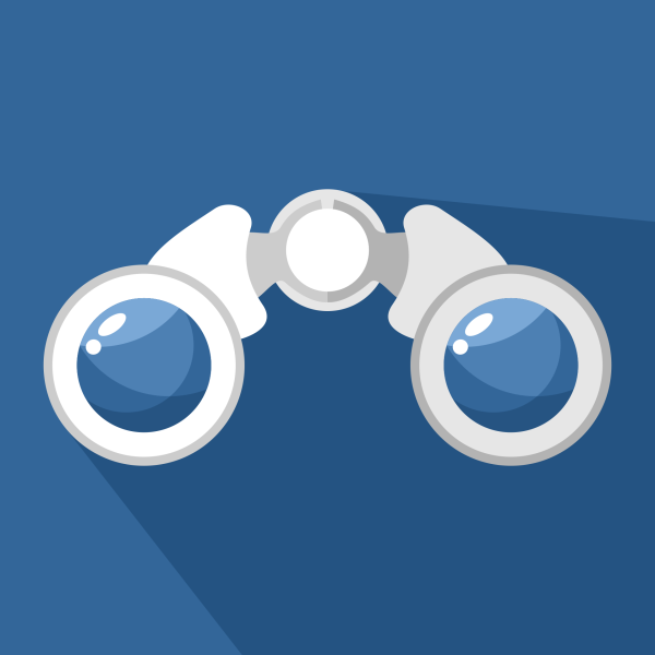 600x600 Binoculars Vector Icon Free Vectors Vector Icons, Vector Free