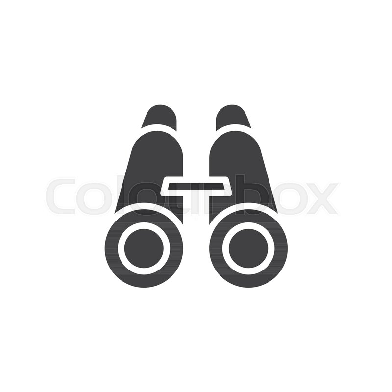 800x800 Binocular Vector Icon Filled Flat Stock Vector Colourbox