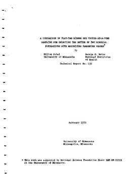 273x350 A Comparison Of Play The Winner And Vector