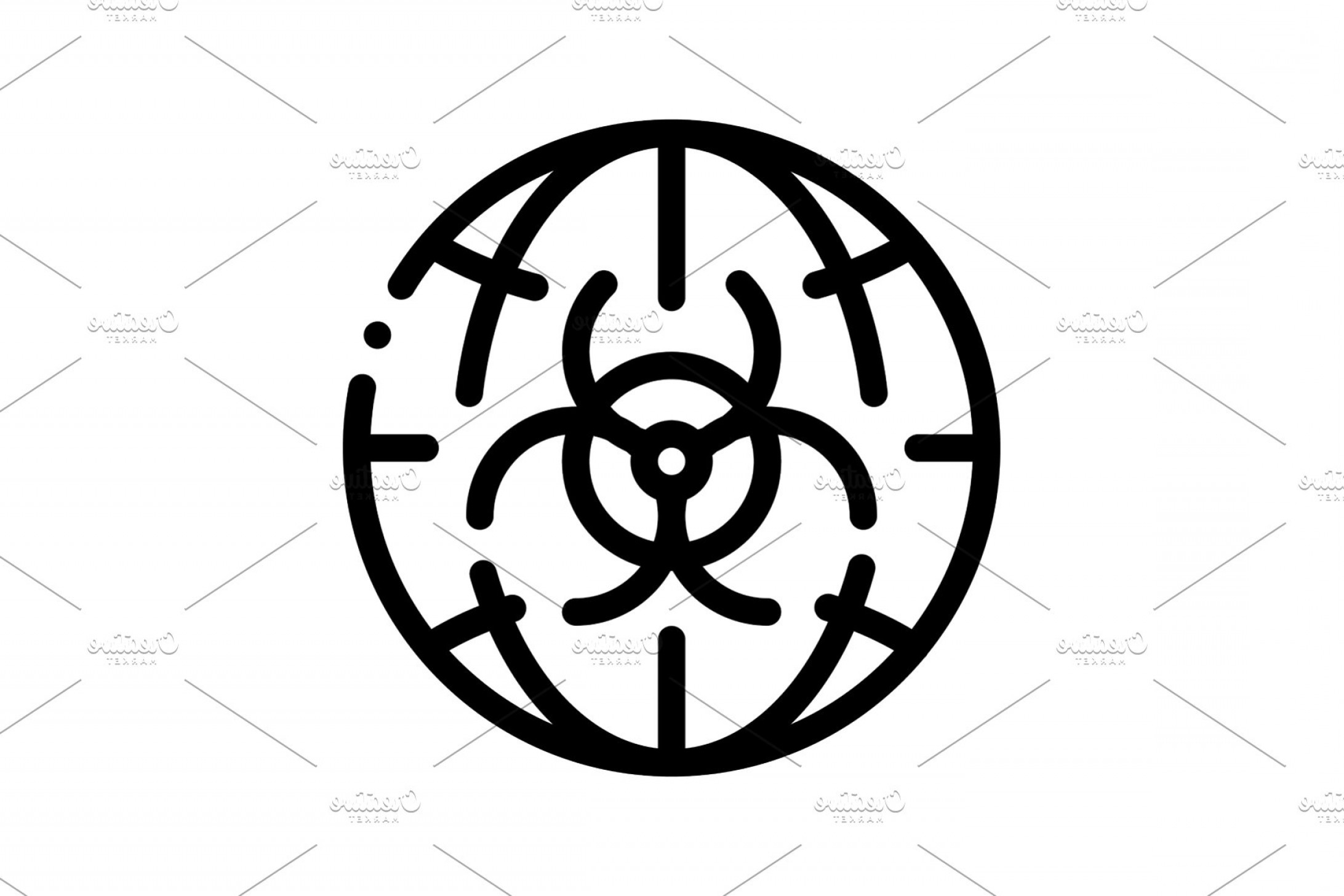 2184x1456 Biohazard Symbol Problem Vector Thin Hoodamathrun