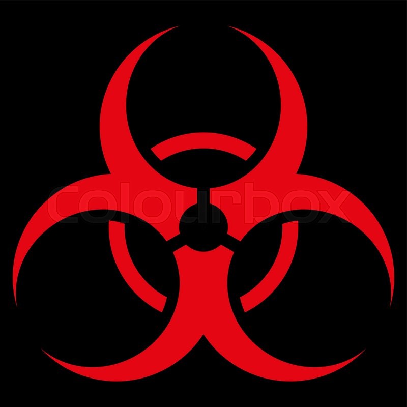 800x800 Biohazard Symbol Vector Icon Style Is Stock Vector Colourbox