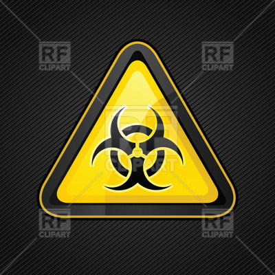 400x400 Triangle Biohazard Sign Vector Image Of Signs, Symbols, Maps