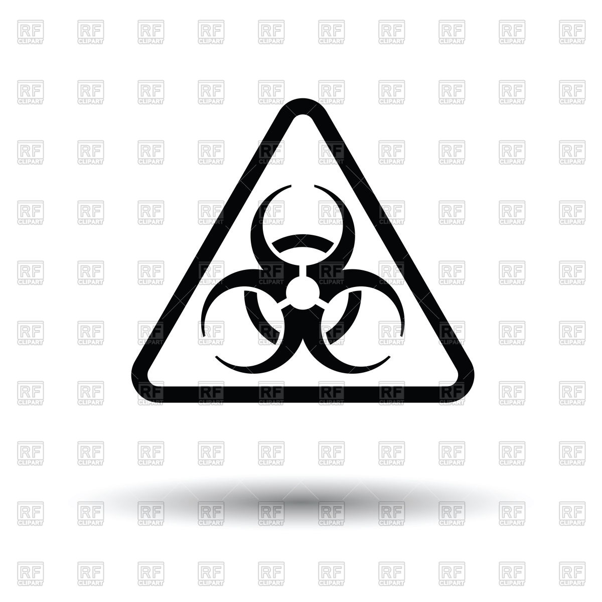 1200x1200 Icon Of Biohazard Vector Image Of Signs, Symbols, Maps Angelp