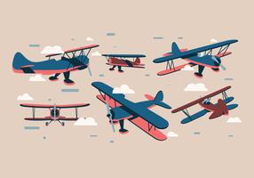 Biplane Free Vector Art 286x200 Biplane Free Vector Art
