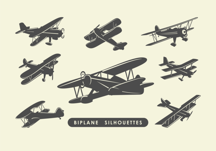 Biplane Free Vector Art 700x490 Biplane Free Vector Art