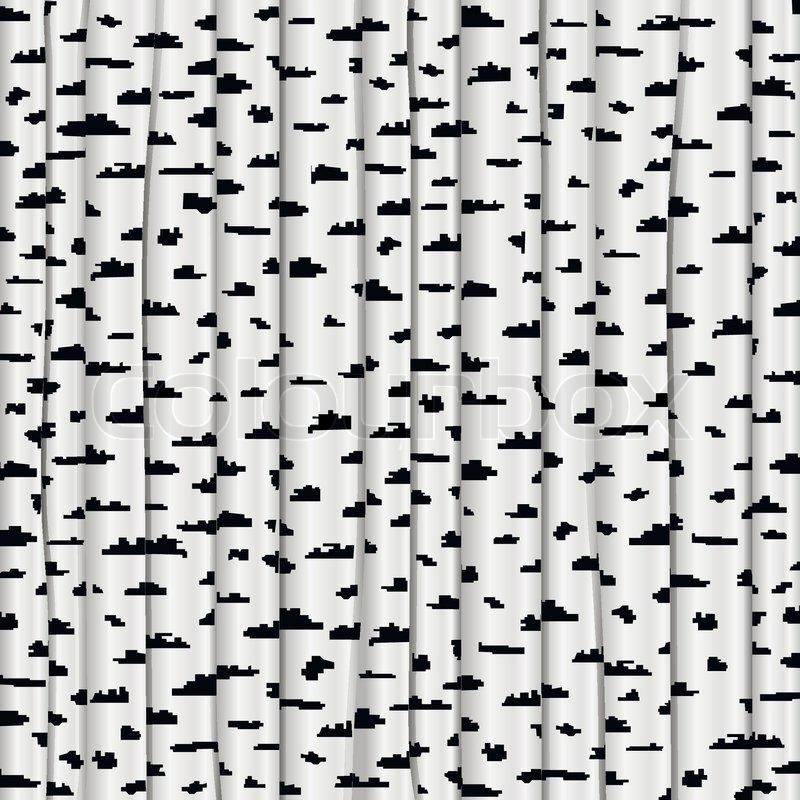 800x800 Birch Grove Pattern Of Black And Stock Vector Colourbox
