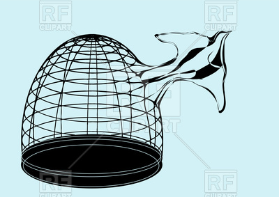 Bird And Cage Vector Image Of Plants And Animals Arkela 400x283 Bird And Cage Vector Image Of Plants And Animals Arkela