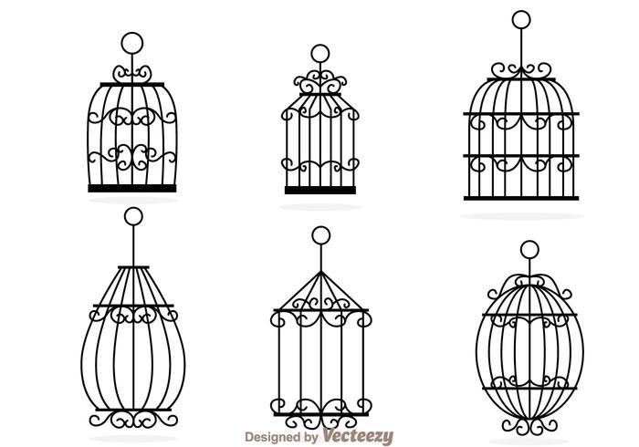 Decorative Bird Cage Vectors 700x490 Decorative Bird Cage Vectors