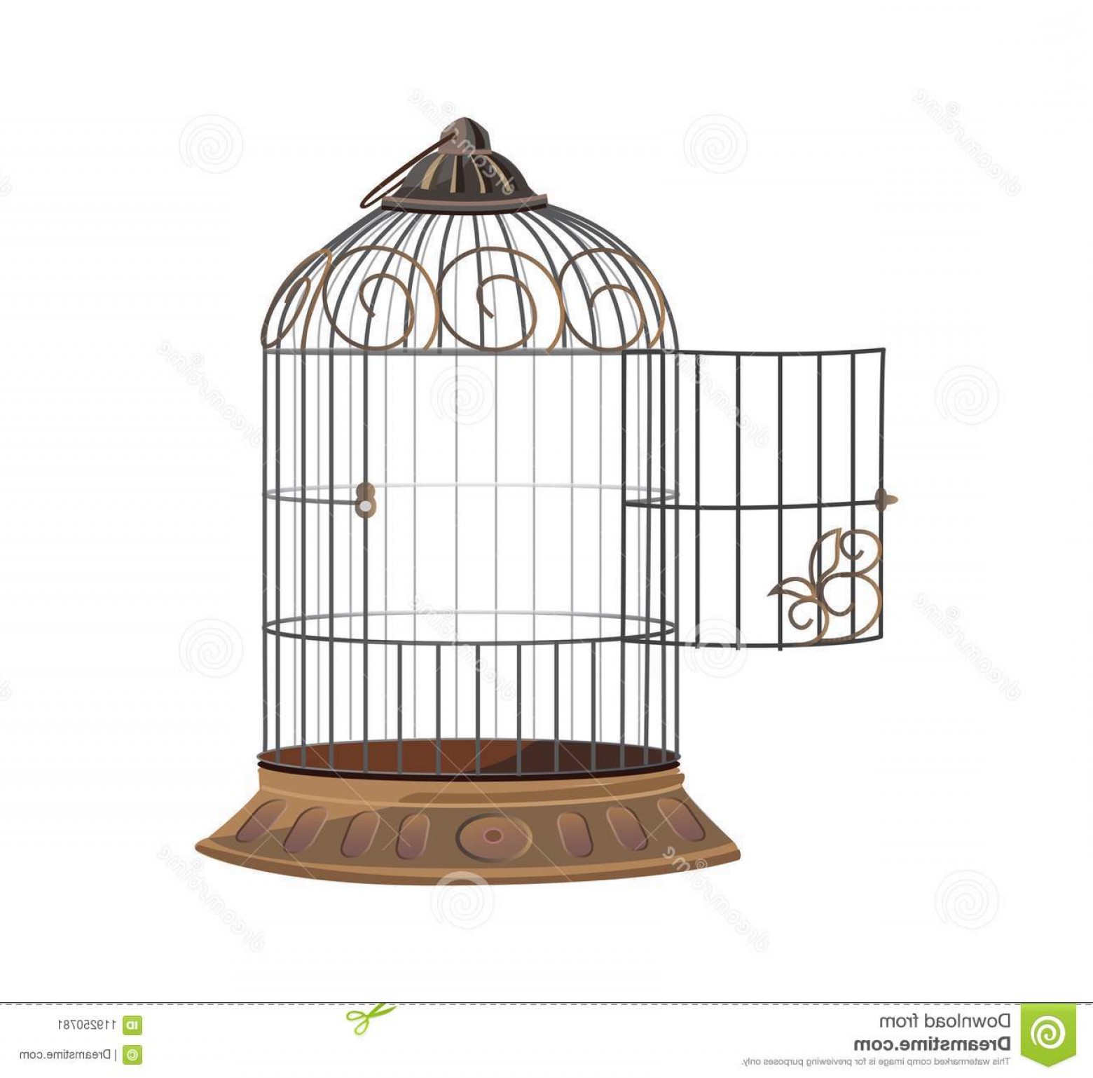 Bird Cage Vector at Vectorified.com | Collection of Bird Cage Vector ...