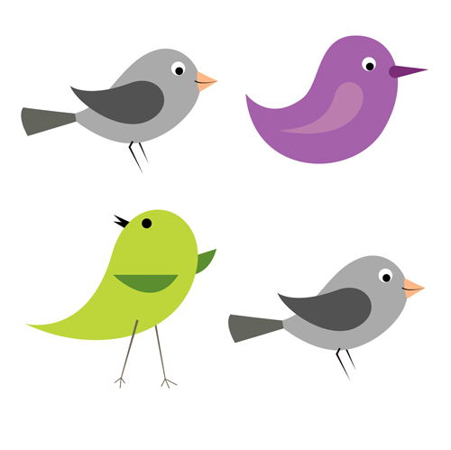 500x499 Cartoon Birds Icons Vector And Photoshop Brushes Free Download