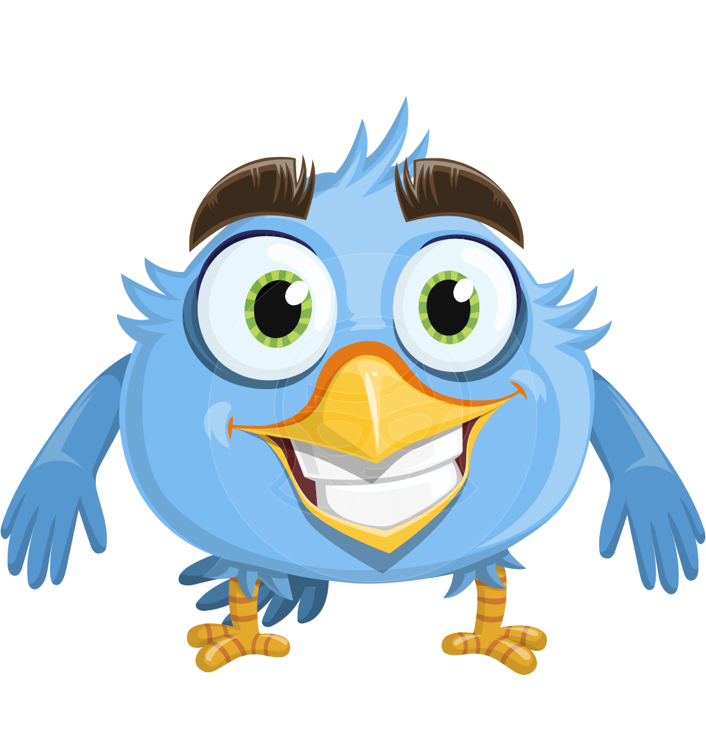 1025x1060 Fluffy Bird Cartoon Vector Character Aka Robird Plumage