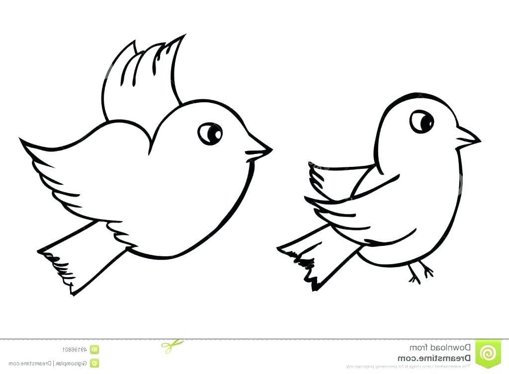 1024x753 Outline Of Birds Outline Of Birds Simple Sketch Of A Bird Vector