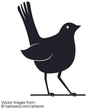 335x355 Download Tiny Bird Silhouette